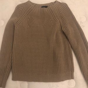 Tan j crew sweater